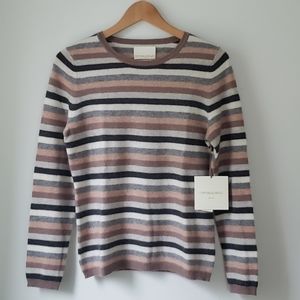 cynthia rowley 2 ply cashmere crew neck sw…